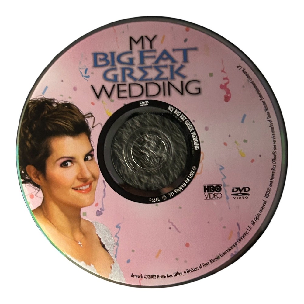 My Big Fat Greek Wedding DVD Disc Only Romantic Comedy Tested Works